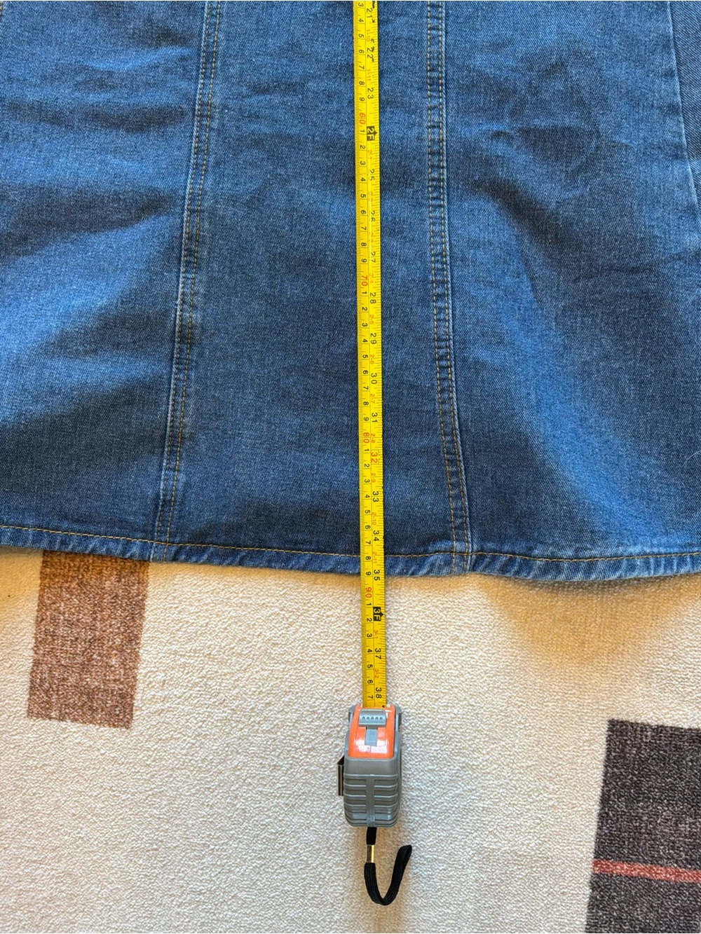 Women’s Denim A-Line Skirt Large (might fit Medium) - Picture 4 of 6